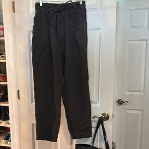 Free People Black Ankle Pants